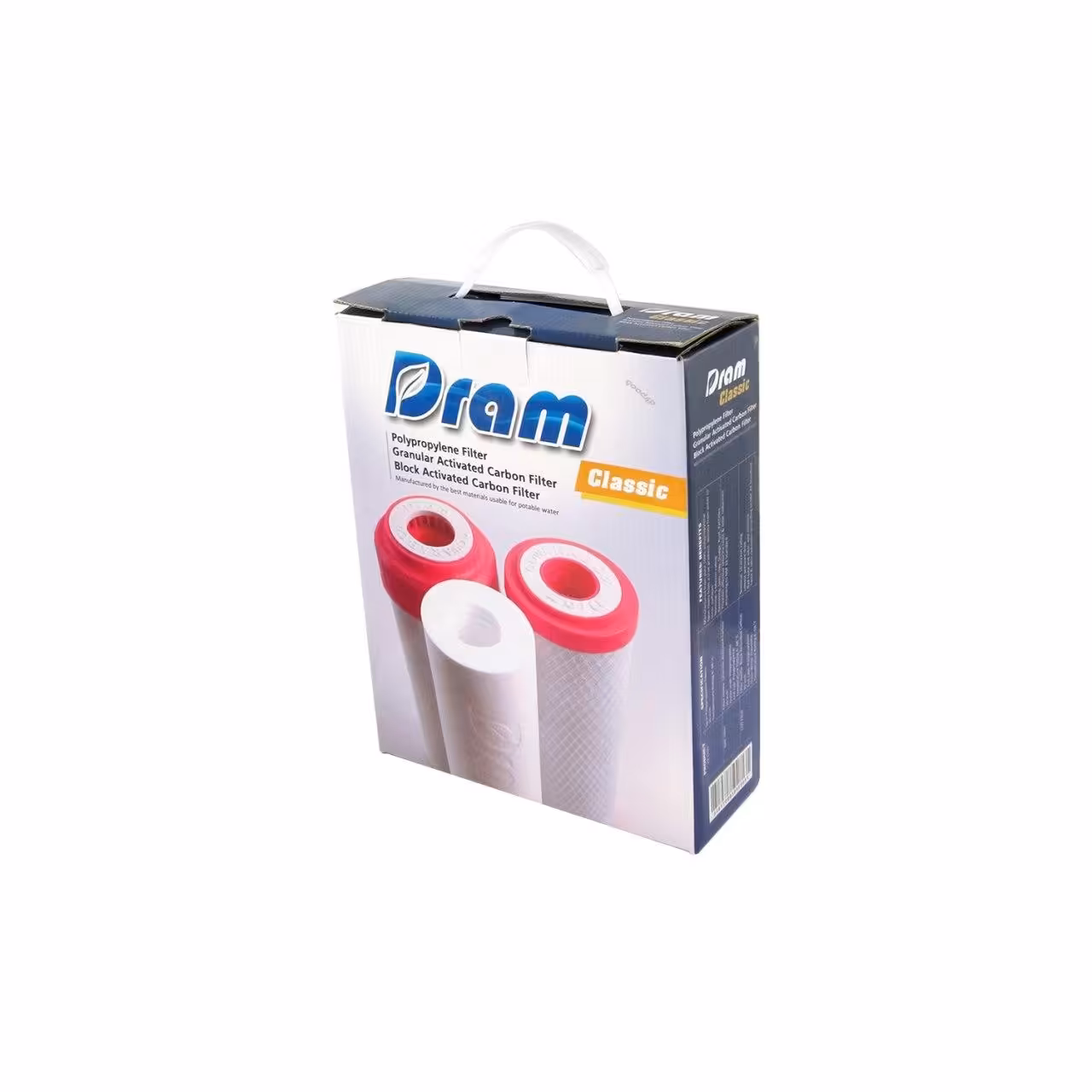 بسته 3 عددی فیلتر کلاسیک ( 100 درصد گیاهی ) دستگاه تصفیه آب درم