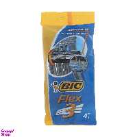 خودتراش بیک (Bic) مدل Flex 3 بسته 4 عددی