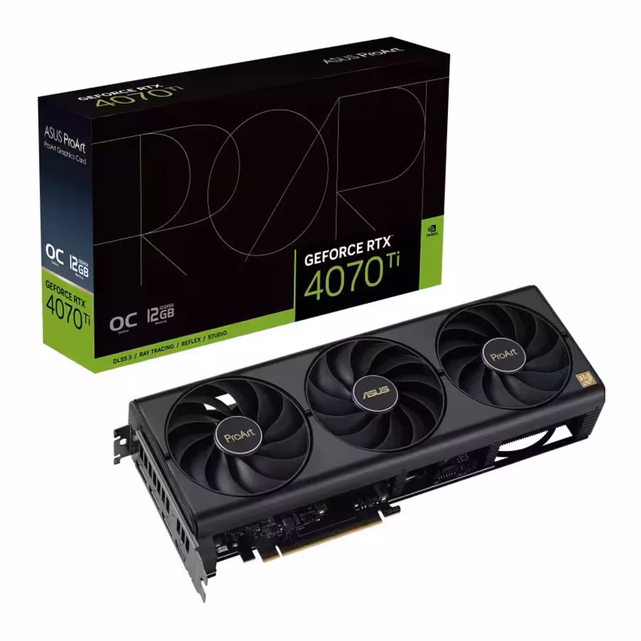 کارت گرافیک ایسوس ProArt GeForce RTX 4070 Ti OC edition 12GB GDDR6X