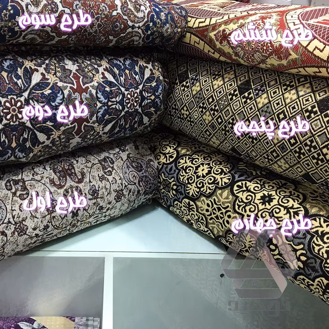 پارچه جاجیم اعلا عرض 3 متر  ضخیم و گرم بالا در 6 طرح