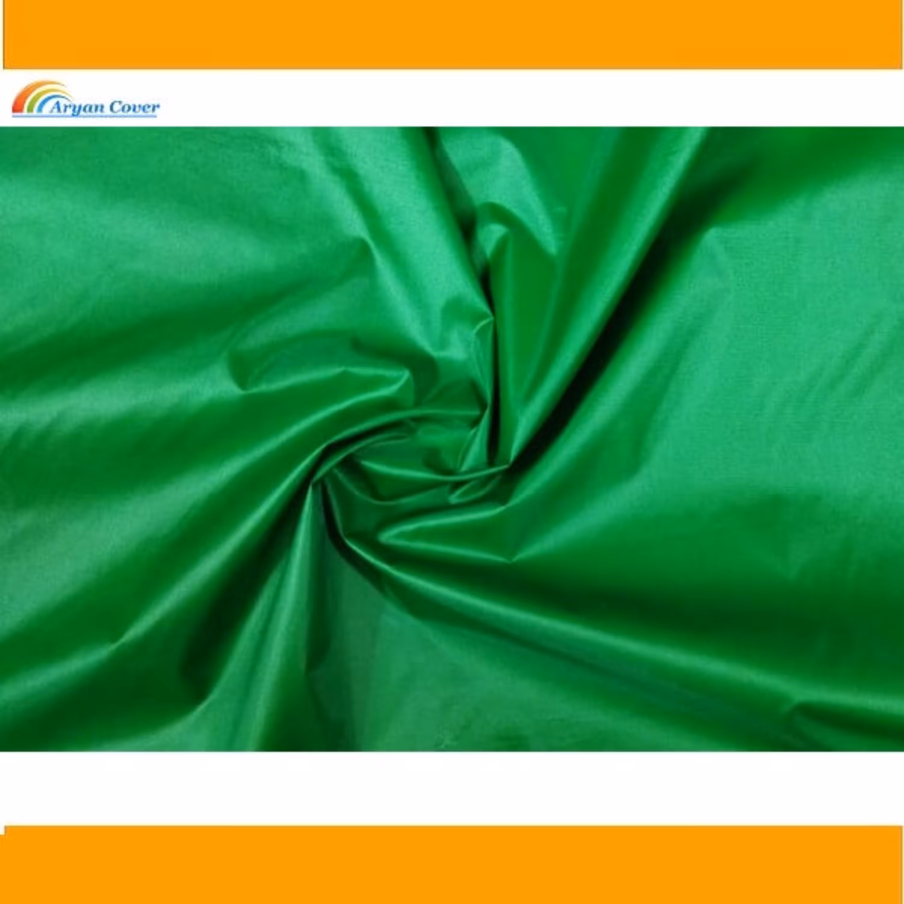پارچه شمعی سبز پشت نقره ای عرض 150 سانت آرین کاور