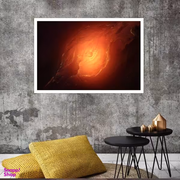 تابلو بکلیت طرح فضا و کهکشان مدل قاب شاسی W-s8320