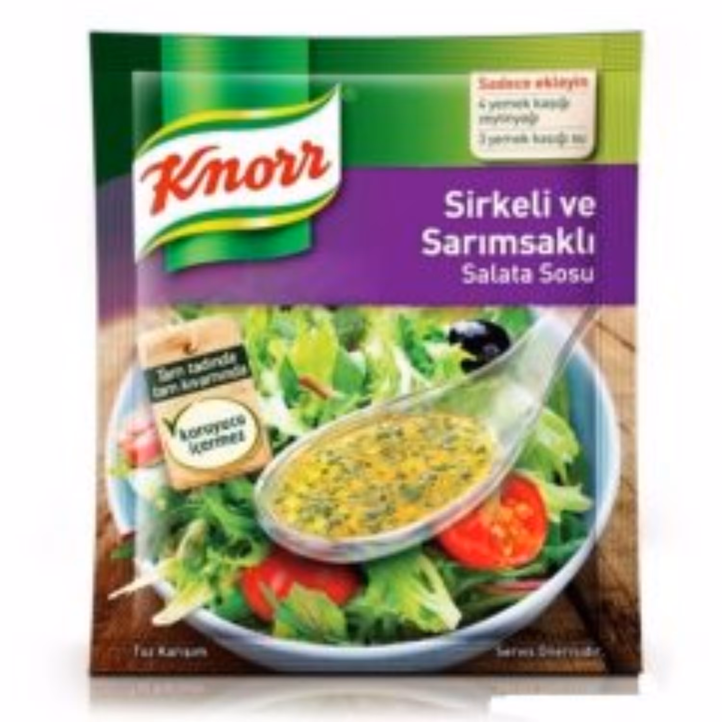 سس سالاد سیر و سرکه کنور Knorr