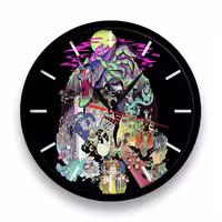 ساعت دیواری  راویتا مدل هیولاها کد 3422  در رنگ های مشکی و سفید 