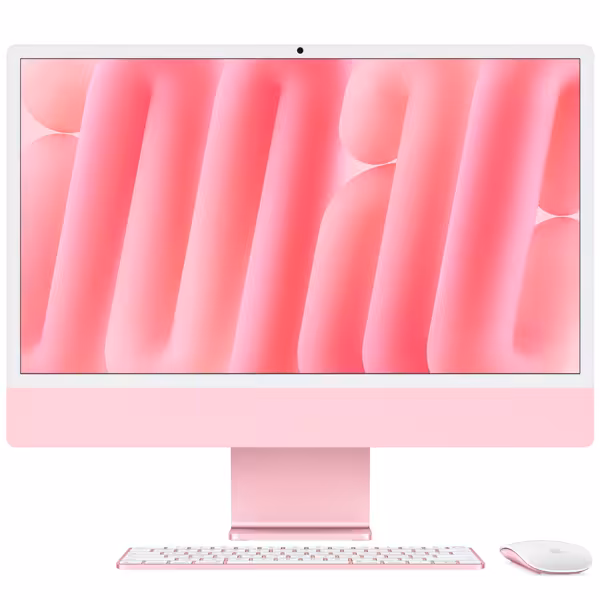 آیمک 24 اینچی اپل مدل iMac MWUG3 2024 Pink M4-16GB RAM-256GB SSD