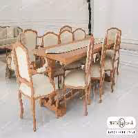 میز ناهارخوری و غذا خوری کلاسیک مدل دکورا کد 6