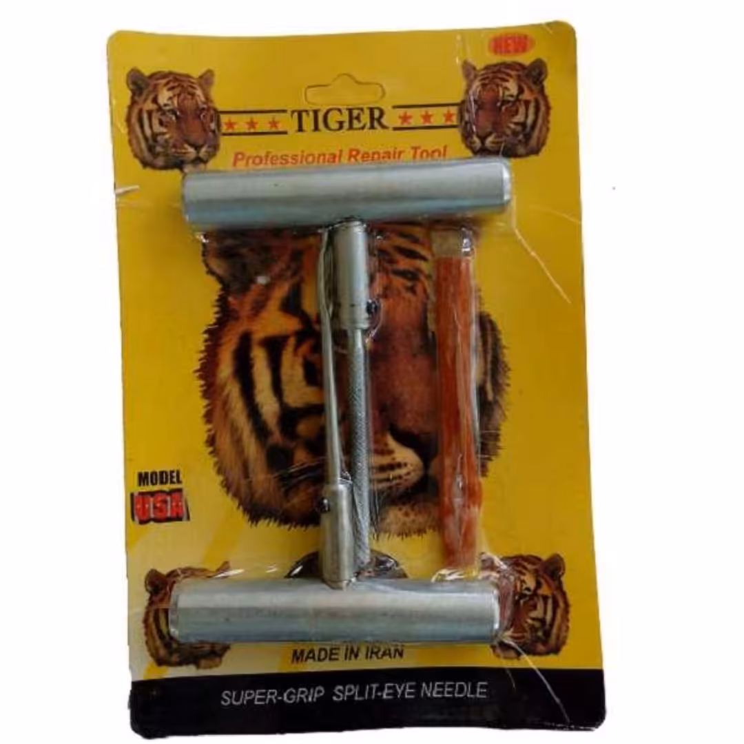 کیت پنچرگیری لاستیک خودرو (فلزی)