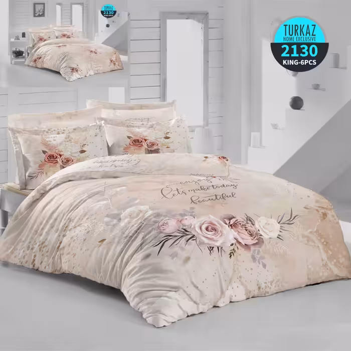 ست روتختی ترک آز کد 2130 دونفره 6 تکه