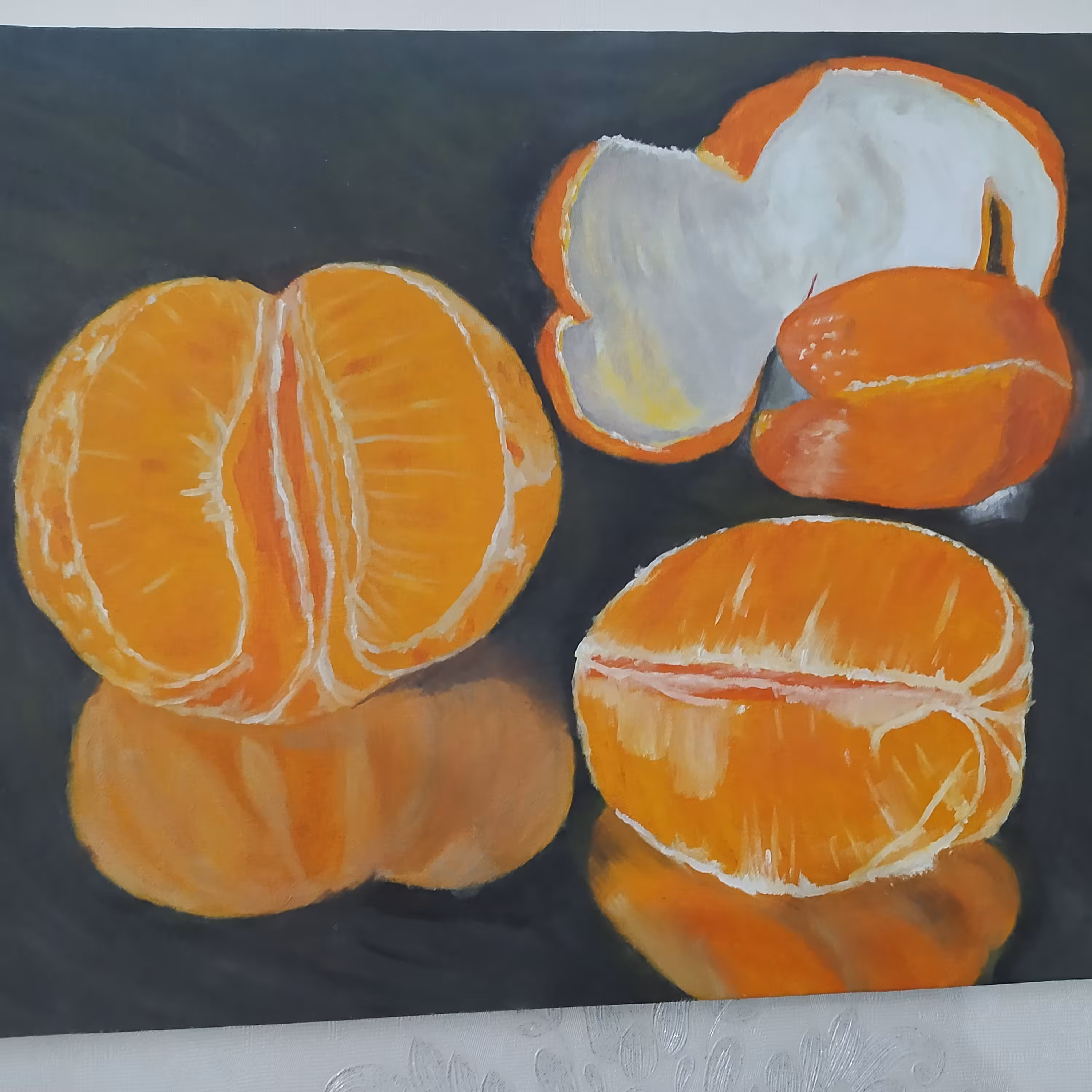 تابلو رنگ روغن رئال