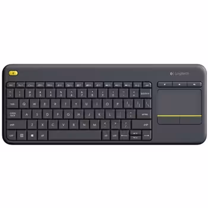 کیبورد بیسیم لاجیتک مدل کی 400 پلاس همراه با تاچ پد