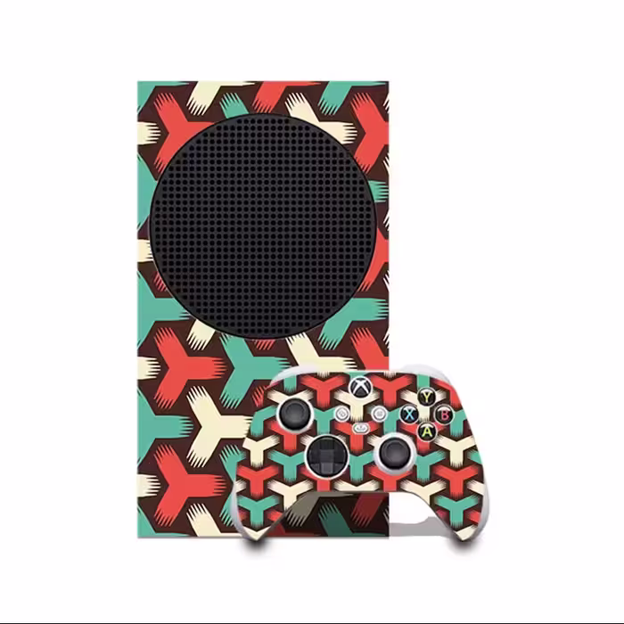 اسکین(برچسب)Xbox series s-طرح هندسی-کد1-سفارشی