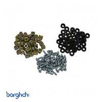 پیچ، مهره و واشر رک اچ پی آسیا – HPA بسته 50 عددی