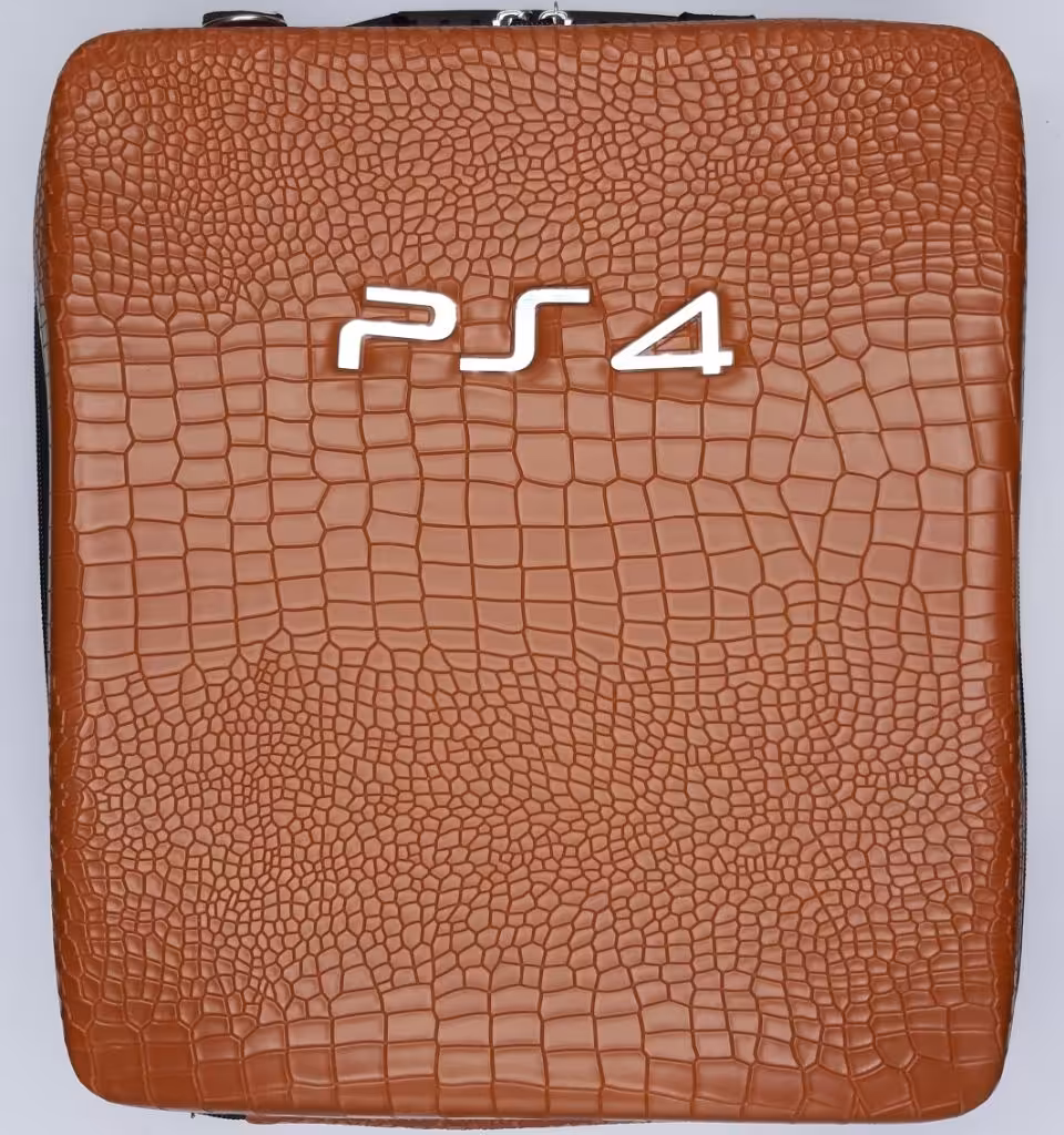 کیف حمل کنسول برای ps4 چرم قهوه ای