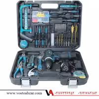 کیت 117پارچه دریل شارژی 12 ولت با لوازم ایزی پاور EP 735ST