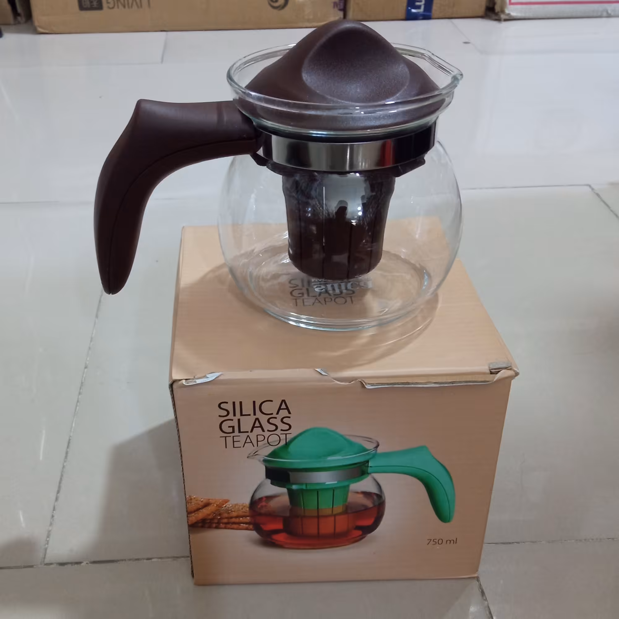 قوری پیرکس لهستانی(750میل)-قوری پیرکس شعله مستقیم