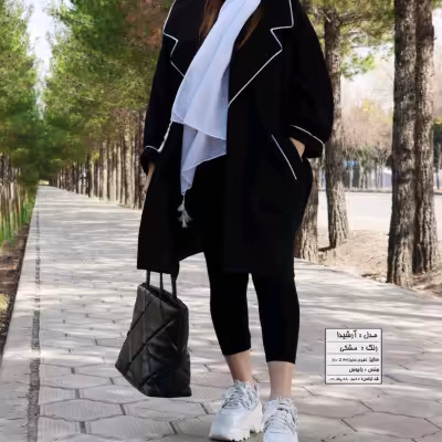 پانچو زنانه نخی بابوس مدل آرشیداسایزبزرگ