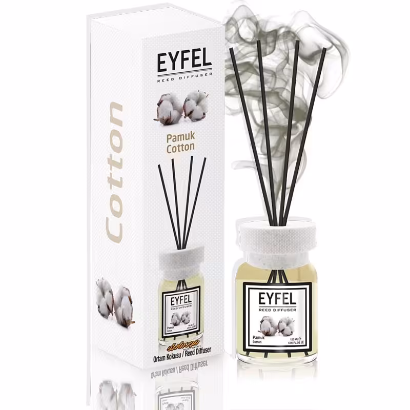 خوشبوکننده ایفل  گل پنبه  اصل ترکیه  120 میلی لیتر(Eyfel-Cotton-120ml)-اورجینال