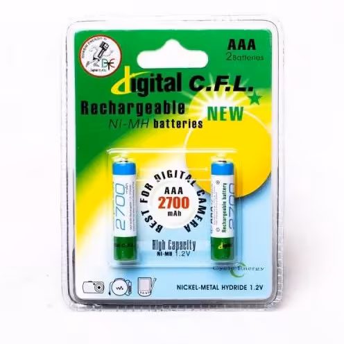 باتری نیم قلمی شارژی CFL2700