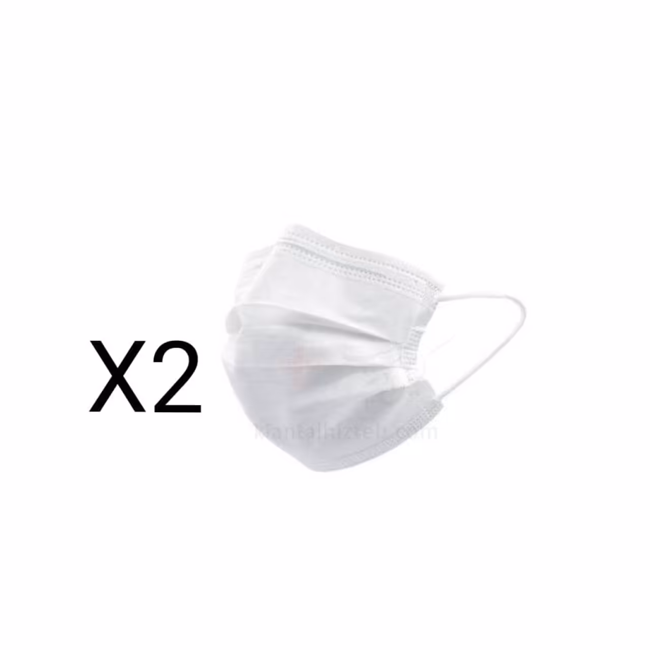 ماسک پرستاری سه لایه تمام پرس اولتراسونیک 2 بسته 50 عددی