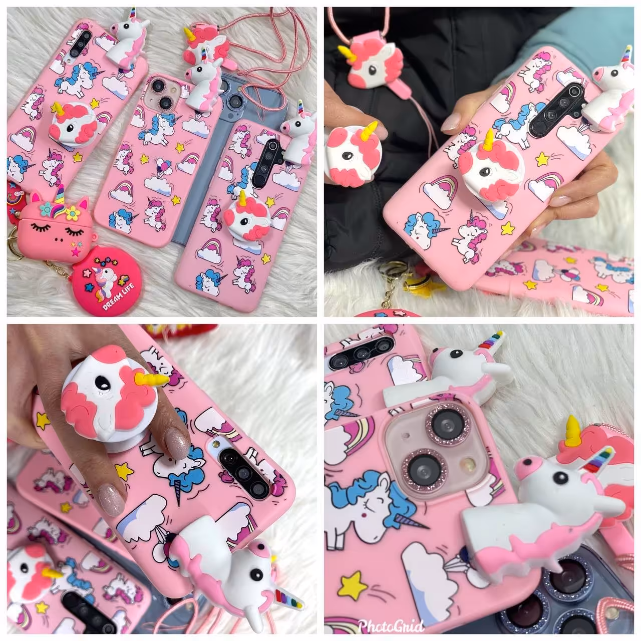 گارد عروسکی یونیکورن گوشی سامسونگ A22 4G-M22 4G