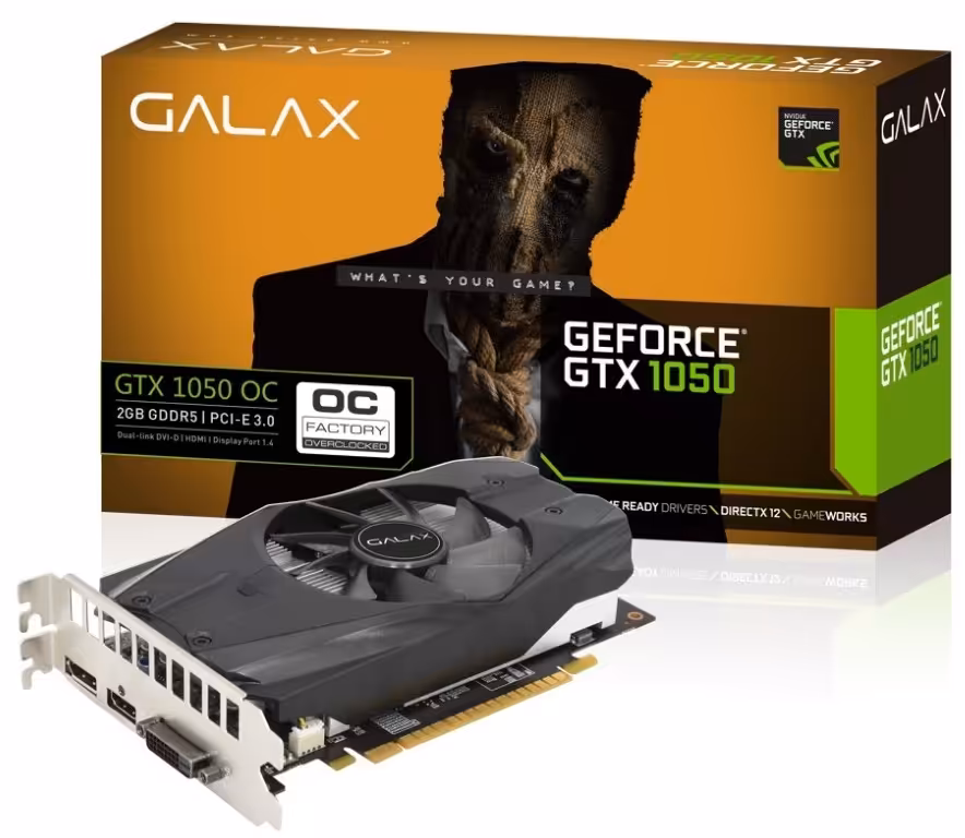 کارت گرافیک گالاکس مدل جی تی ایکس 1050 او سی با حافظه 2 گیگابایت