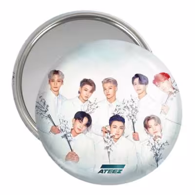 آینه جیبی خندالو مدل گروه ایتیز ATEEZ کد 12294