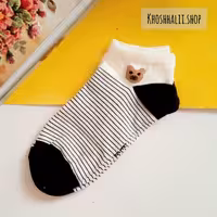 جوراب مچی فانتزی،طرح تدی، راراه ریز،زنانه و دخترانه و پسرانه،85درصد نخپنبه،مناسب سایز 36تا 42