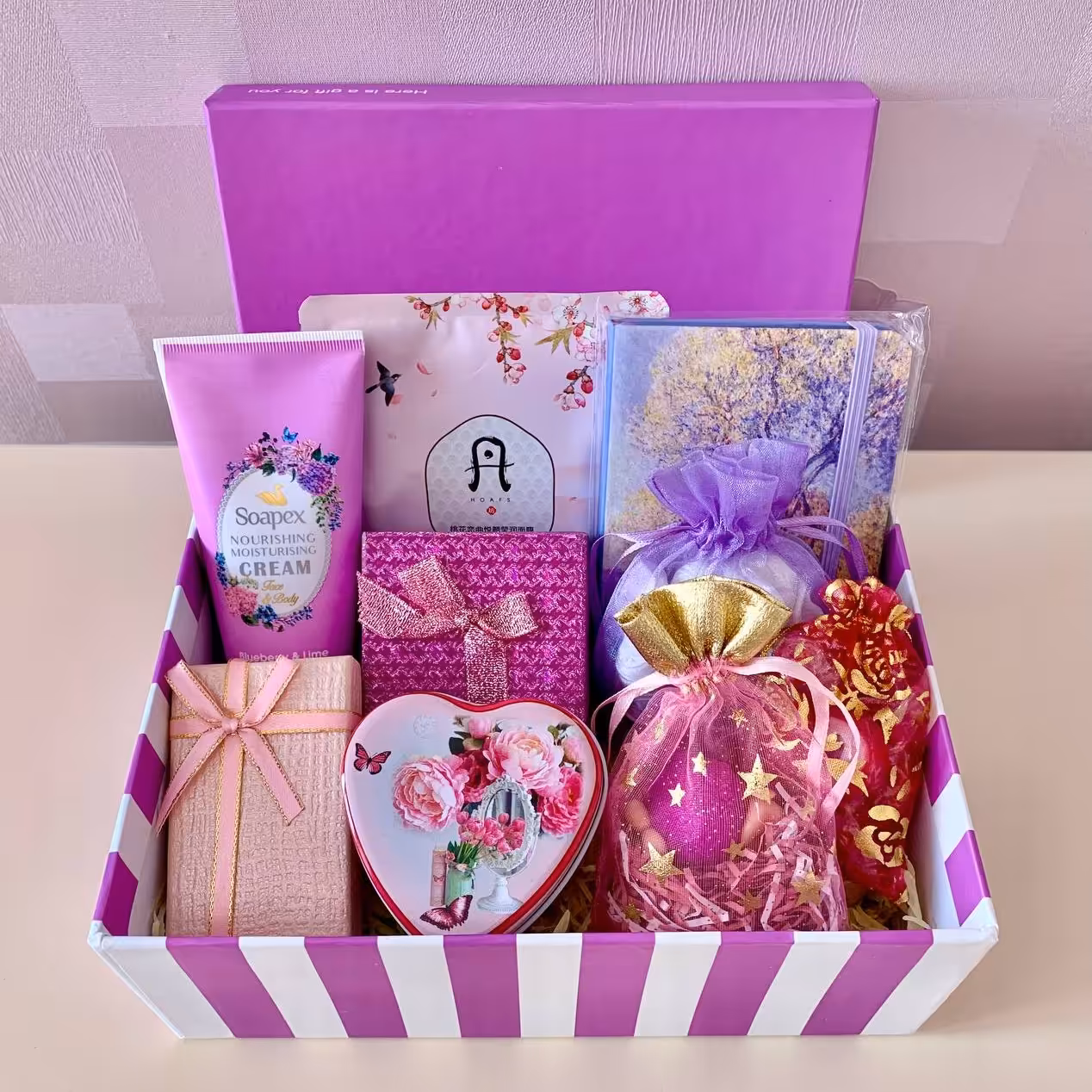 پک هدیه دخترانه بنفش