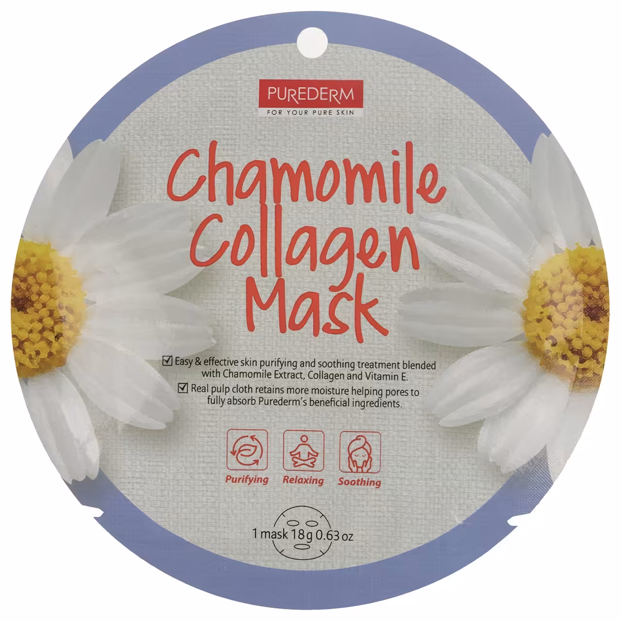 ماسک نقابی پیوردرم مدل Chamomile