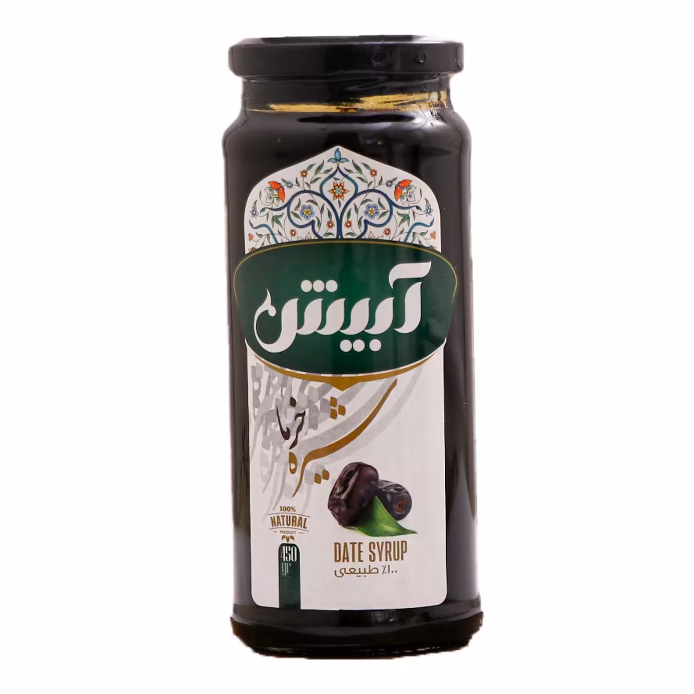 شیره خرما طبیعی و ارگانیک آبیش 450 گرم