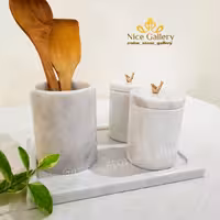 بانکه و جا قاشقی سنگی