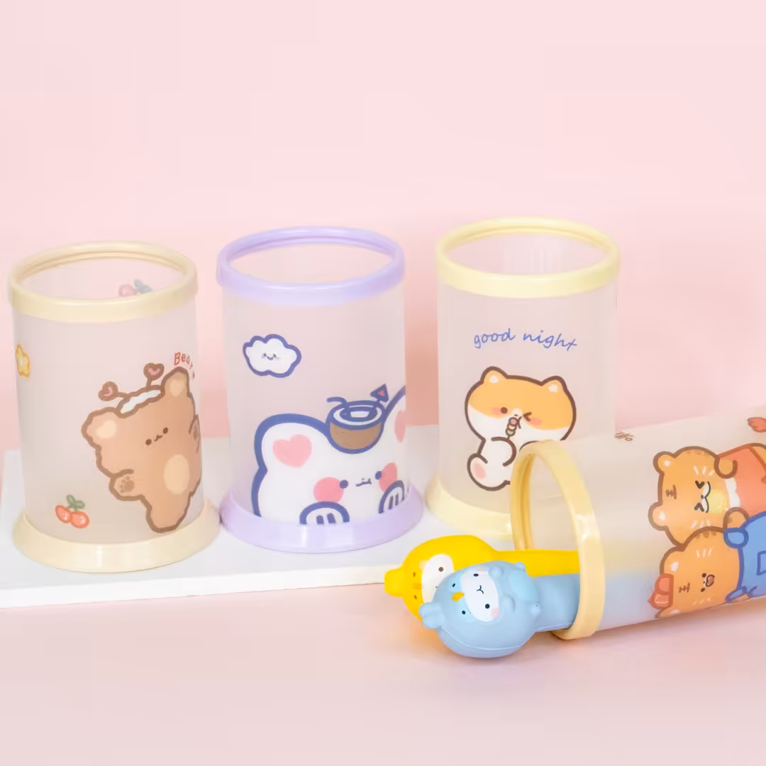 جامدادی رومیزی طلقی