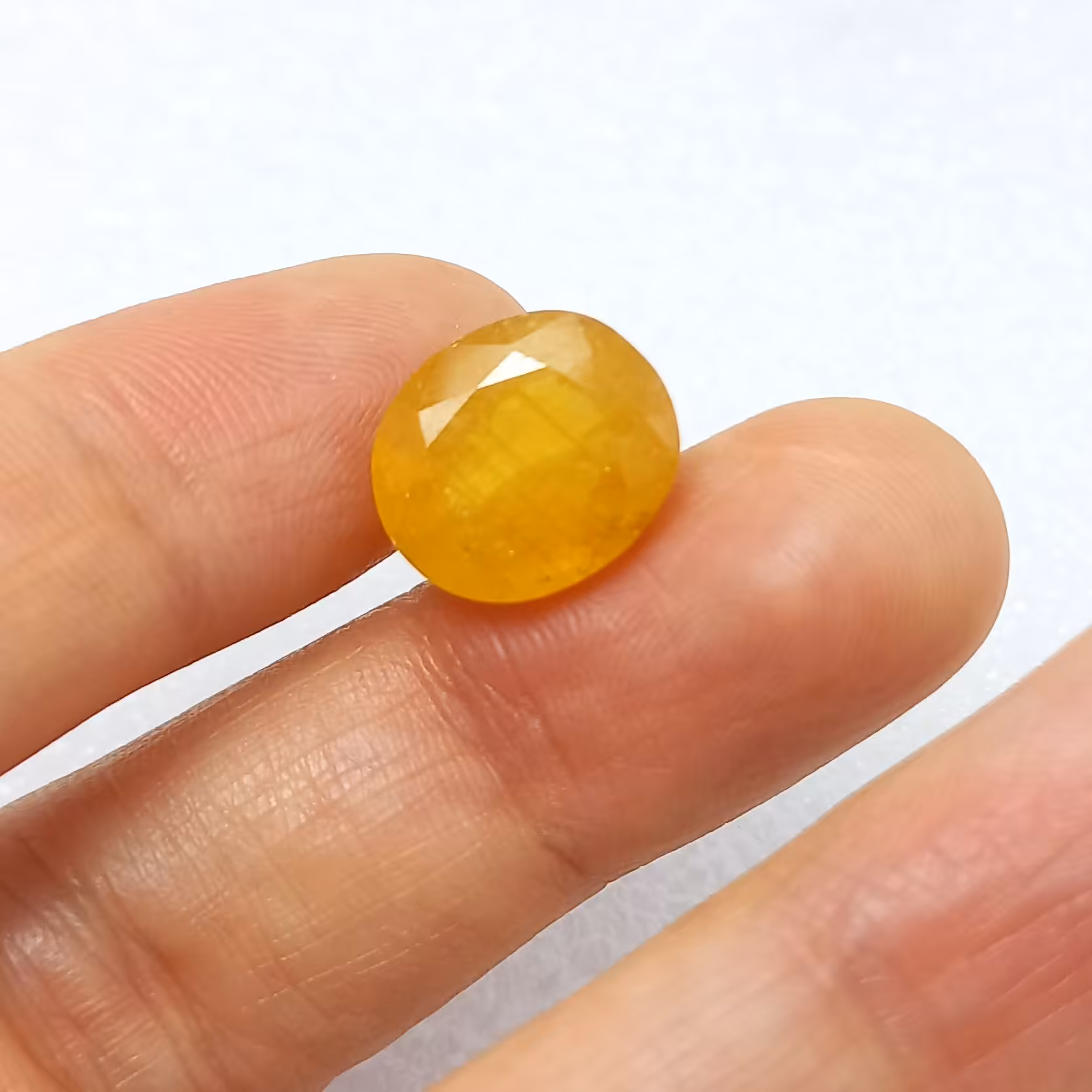 یاقوت زرد معدنی شناسنامه دار کد1