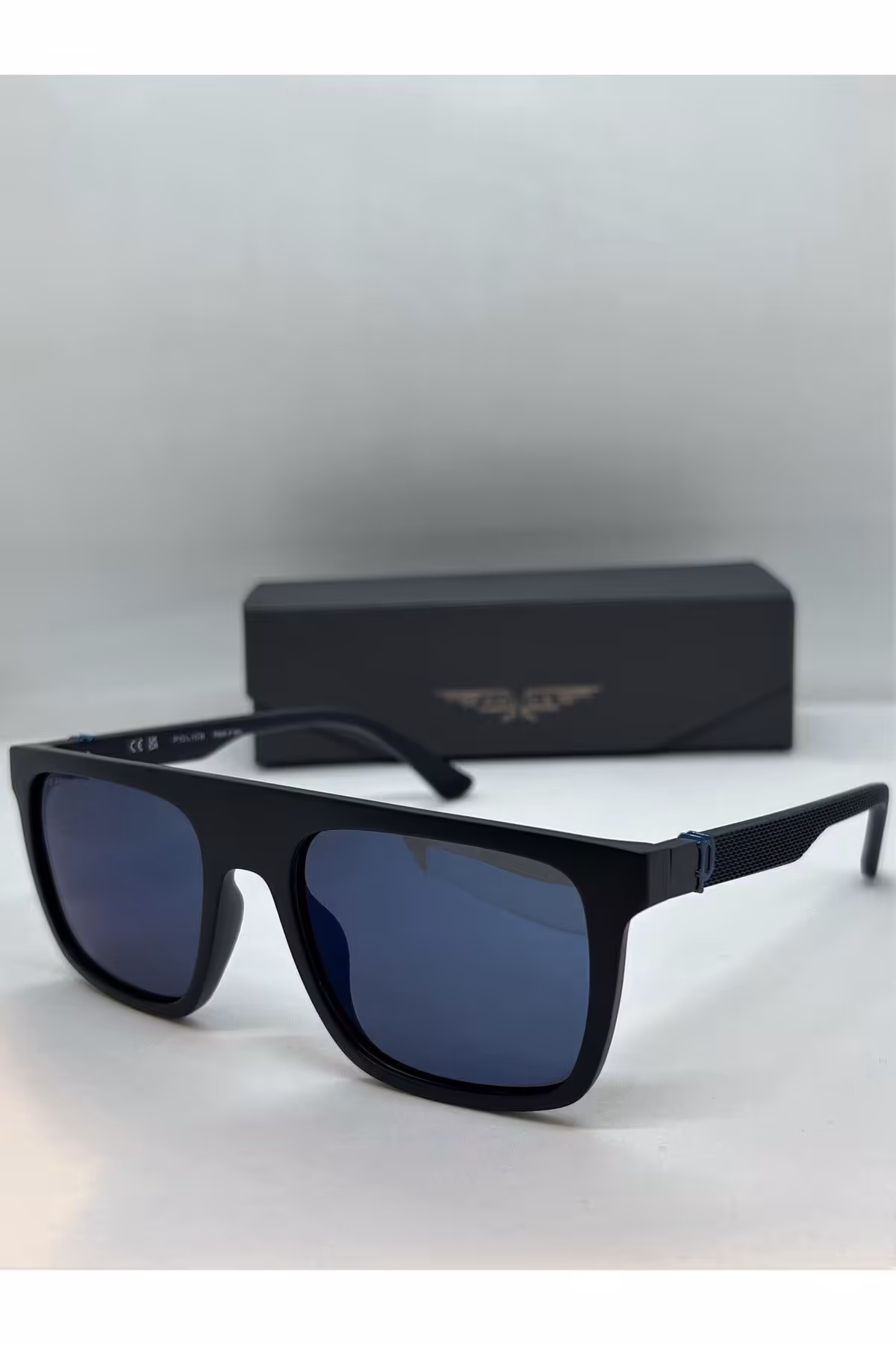 عینک آفتابی آبی مردانه SPLF61 اورجینال POLICE