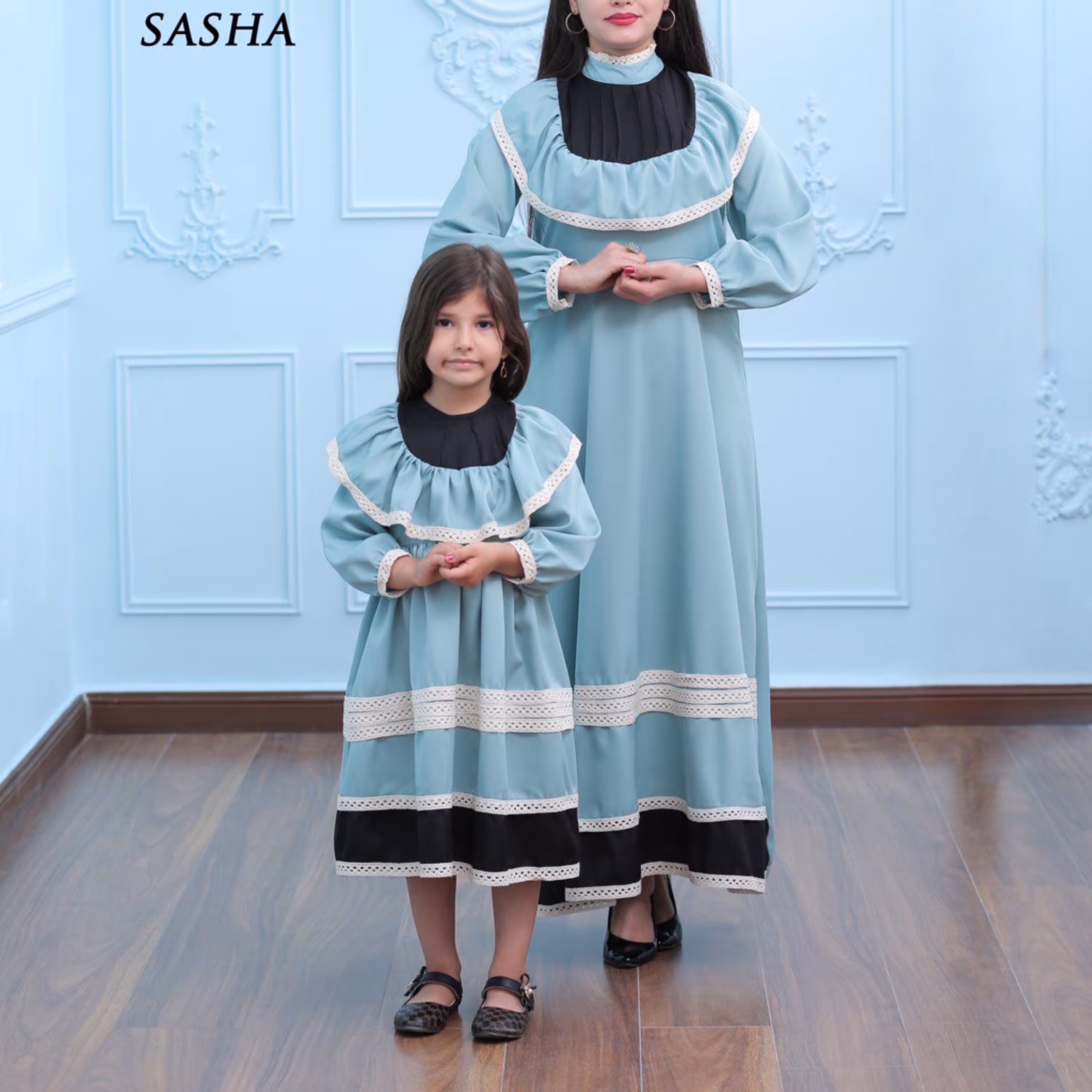 لباس ست کودک و مادر و نوجوان