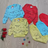 ست بلوز و شلوار  خرس مهربان اسپورت مناسب برای دختر و پسر 