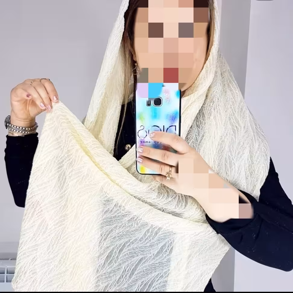 شال نخ حریر سنگشور، کیفیت جنس بالا،چروک نمیشه نخ کش نمیشه رنگش نمیره