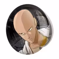 آینه جیبی خندالو طرح سایتاما انیمه مرد تک مشتی One Punch Man مدل تاشو کد 11395