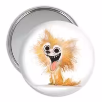 آینه جیبی خندالو مدل سگ کد 28401