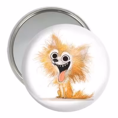 آینه جیبی خندالو مدل سگ کد 28401