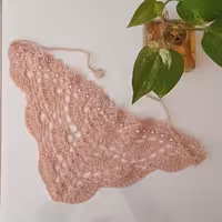 باندانا قلاب بافی مینی اسکارف