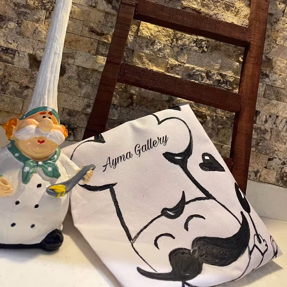 دستمال تکست آشپزخانه و نردبان