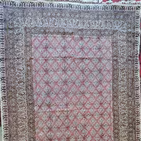 رومیزی 140در200 طرح حقه ای صورتی