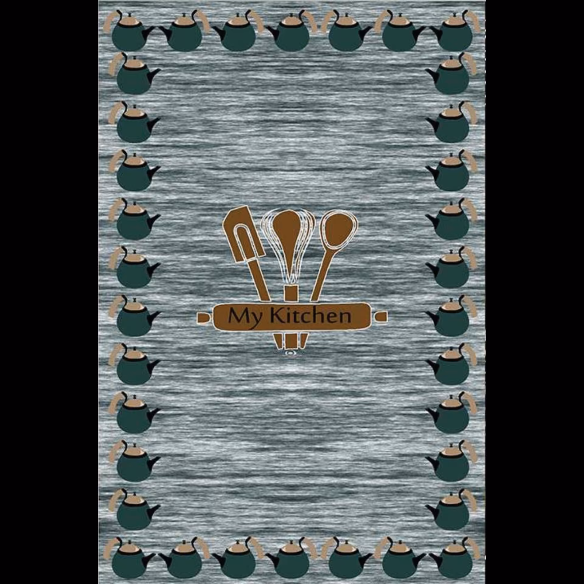 فرشینه مدرن جنس مخمل هازان ابعاد 4متری ، مناسب برای آشپزخانه و کافه، با ارسال رایگان (کد019)