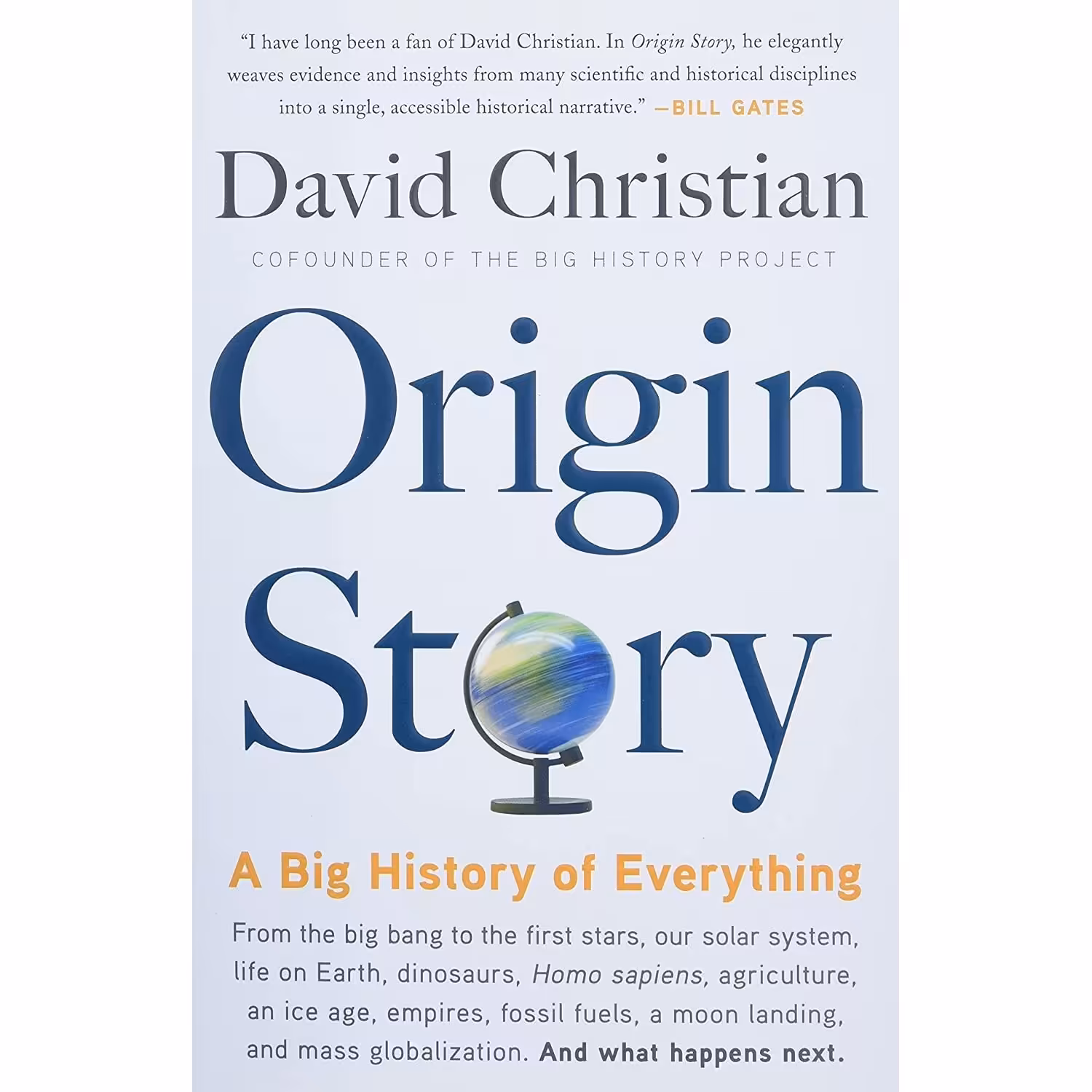 کتاب زبان اصلی Origin Story اثر David Christian انتشارات Little Brown Spark