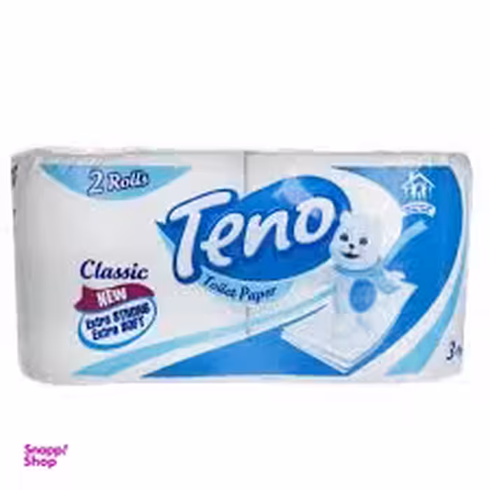 دستمال توالت تنو مدل Classic بسته 2 عددی