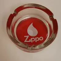 زیر سیگاری شیشه ای طرح زیپو بسیار زیبا کلکسیونی طر ح 1