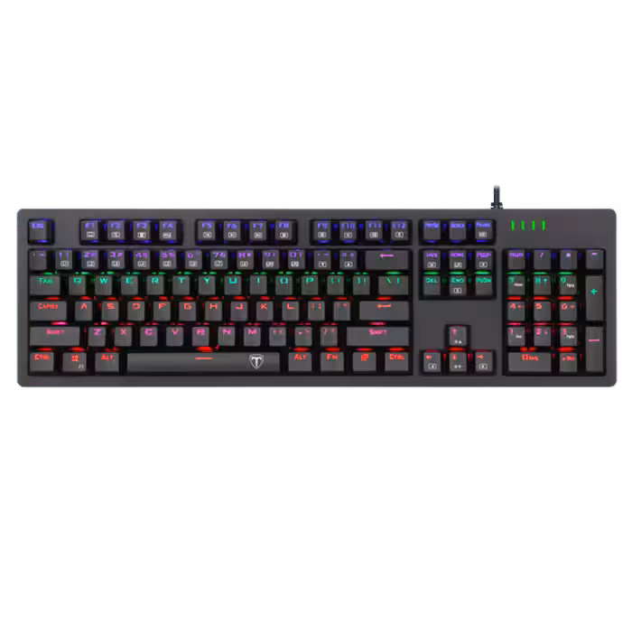 قیمت و خرید کیبورد گیمینگ تی دگر مدل T-DAGGER Bermuda T-TGK312 سوئیچ آبی