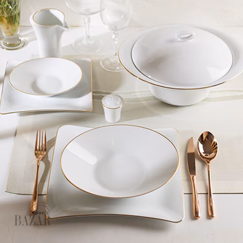 سرویس 30 پارچه چینی زرین طرح زرین 6 نفره