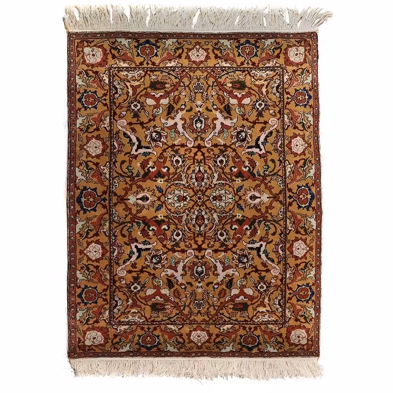 فرش دستباف دو متری مدل پولونز کد 4103301(فروش چکی 6 ماهه با کد تخفیف farshgereh)